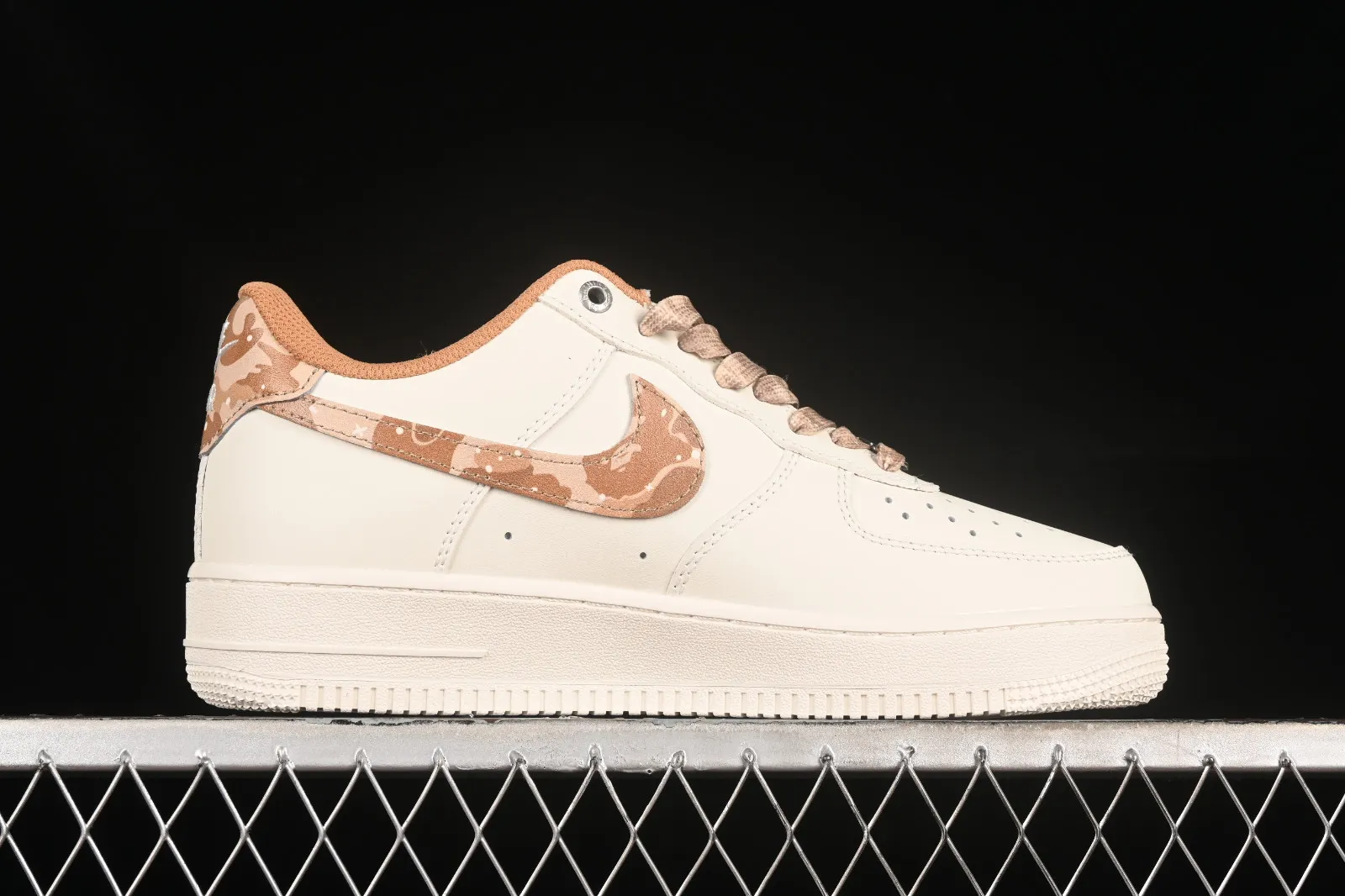 Nike Air Force 1 07 Low BAPE Grey Brown Metallic Gold PF9055-762