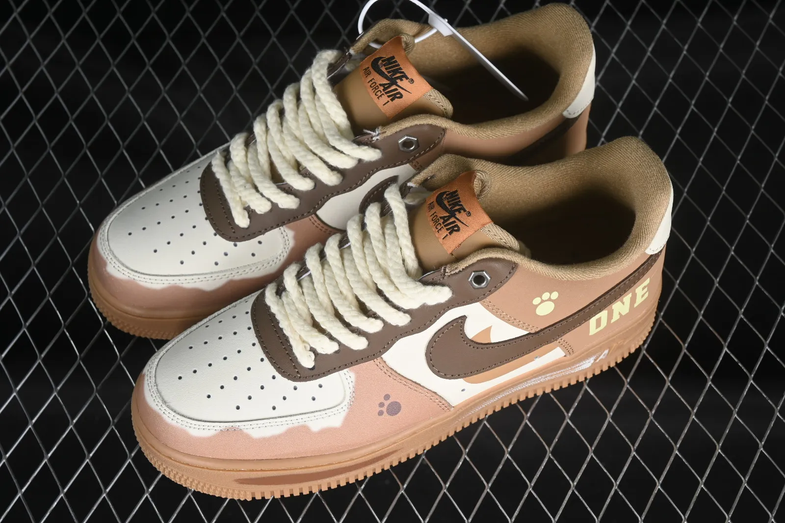 Nike Air Force 1 07 Low Brown Cream White CJ9179-999