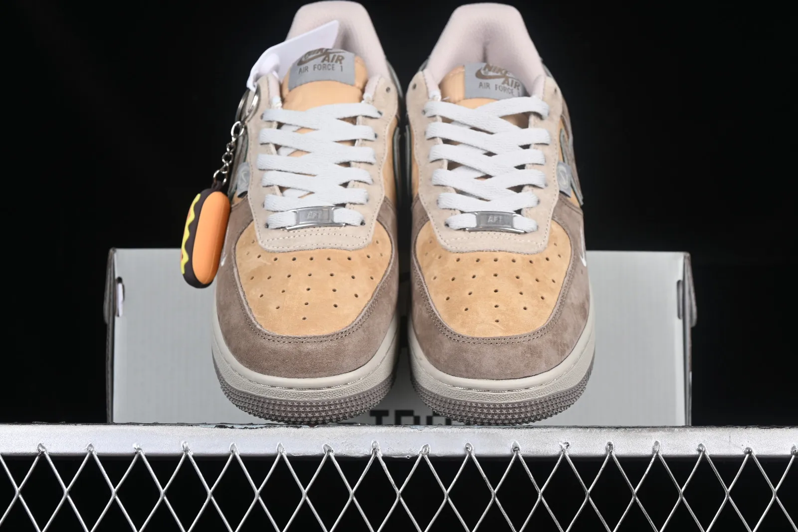 Nike Air Force 1 07 Low Hot Dog Brown Grey CD1221-333