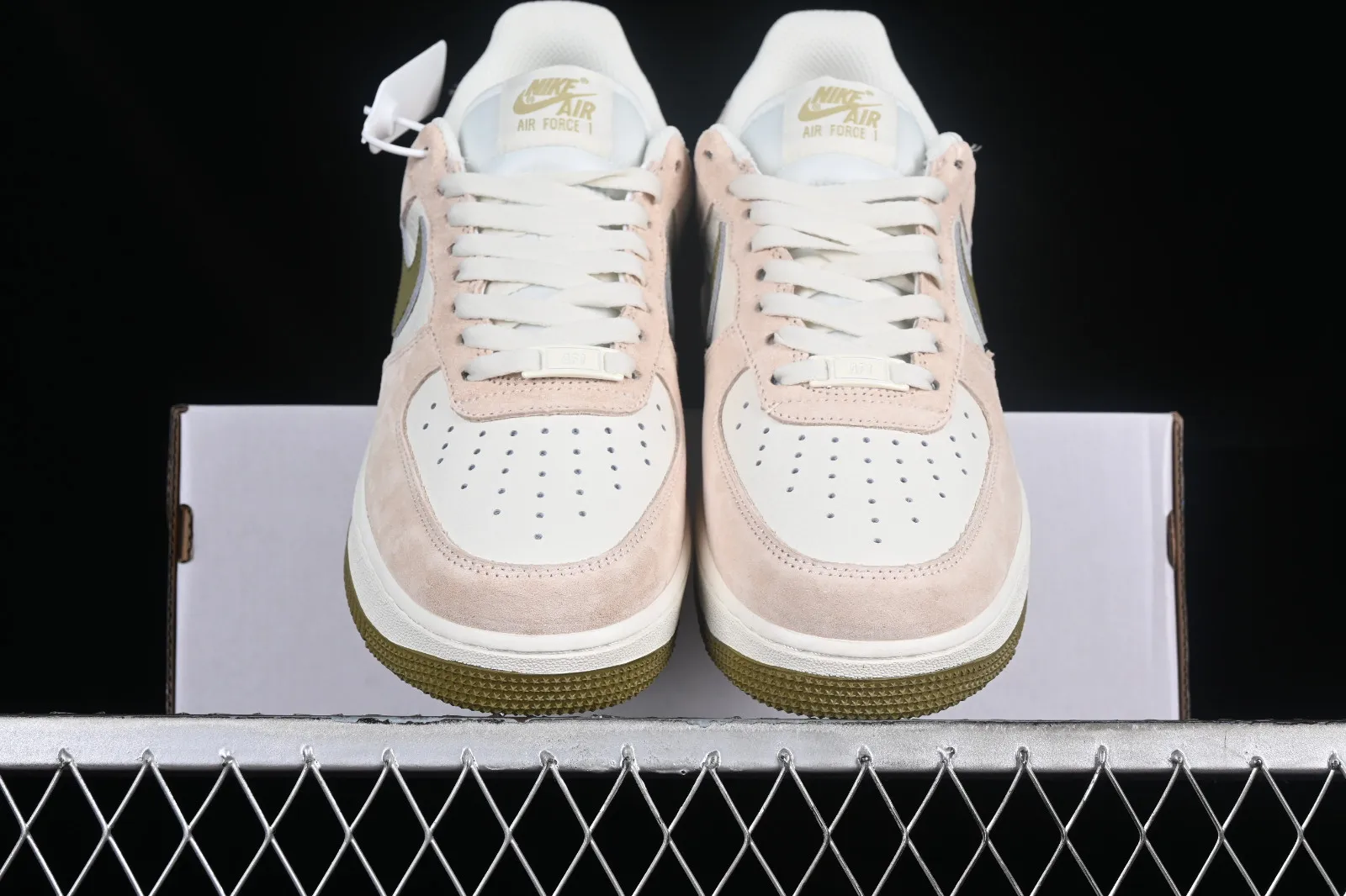 Nike Air Force 1 07 Low Off White Green Light Brown FF7795-222