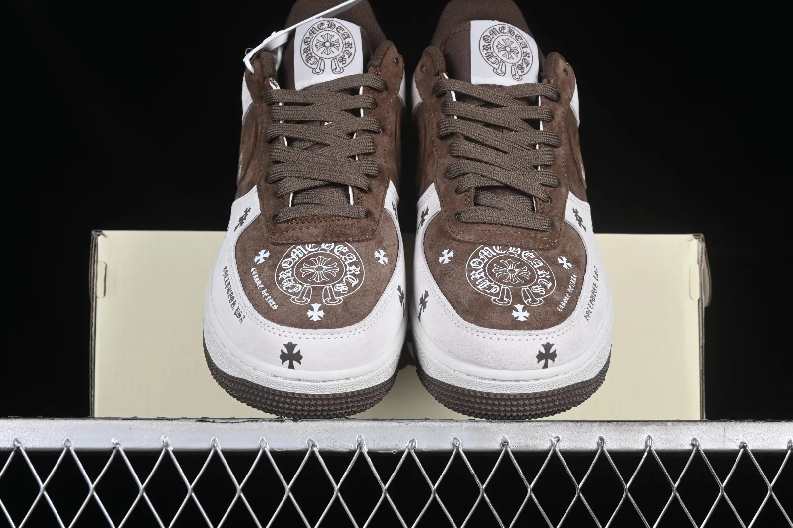 Nike Air Force 1 07 Low Suede White Brown KL2307-505