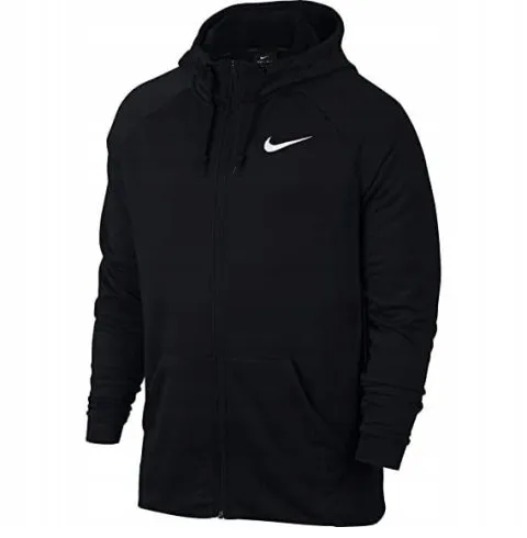 Nike Dry Full Zip Men`s Training Hoodie Black