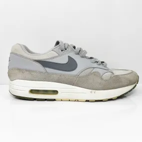 Nike Mens Air Max 1 AH8145-013 Gray Running Shoes Sneakers Size 11