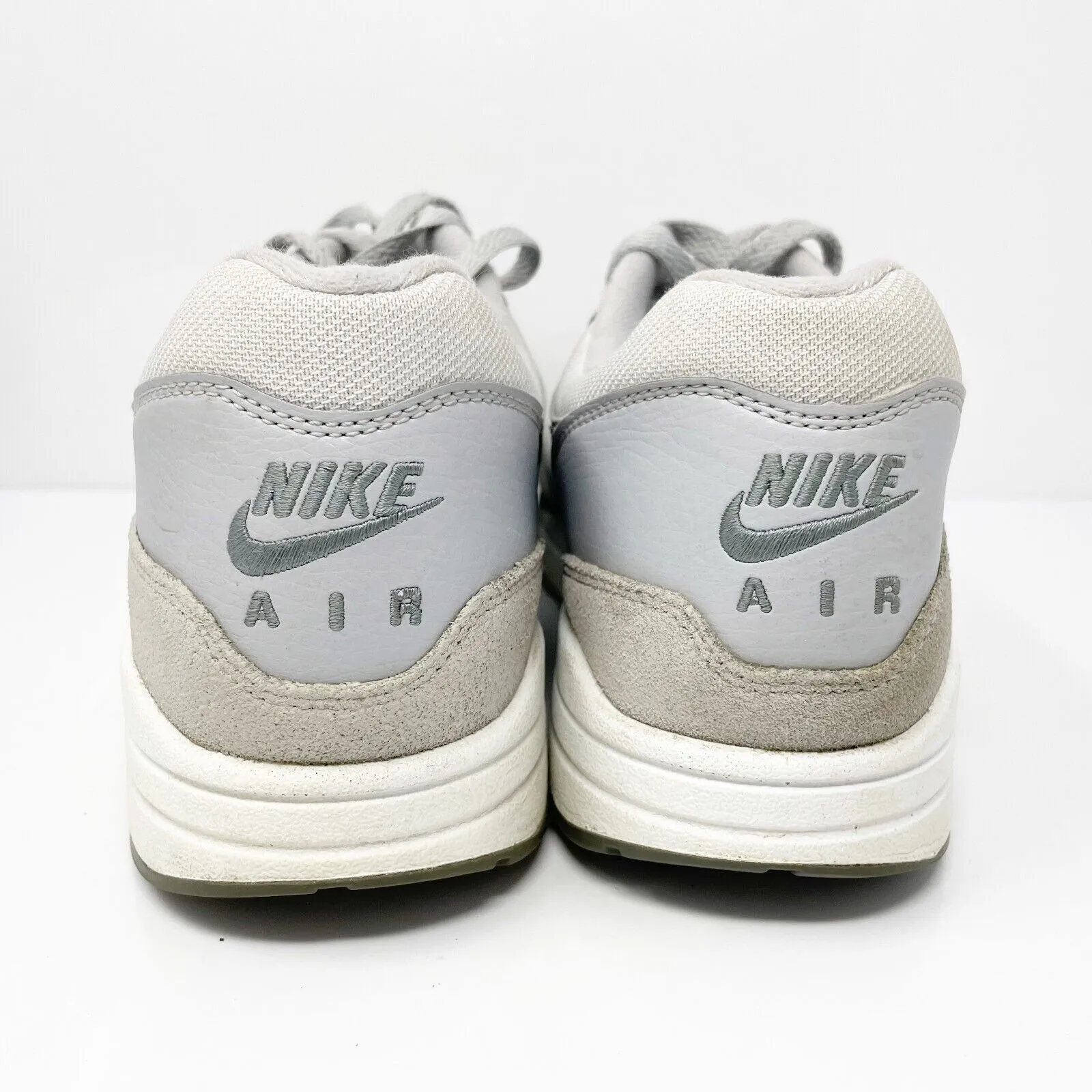 Nike Mens Air Max 1 AH8145-013 Gray Running Shoes Sneakers Size 11