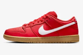 Nike SB Dunk Low University Red Gum Light Brown FJ1674-600