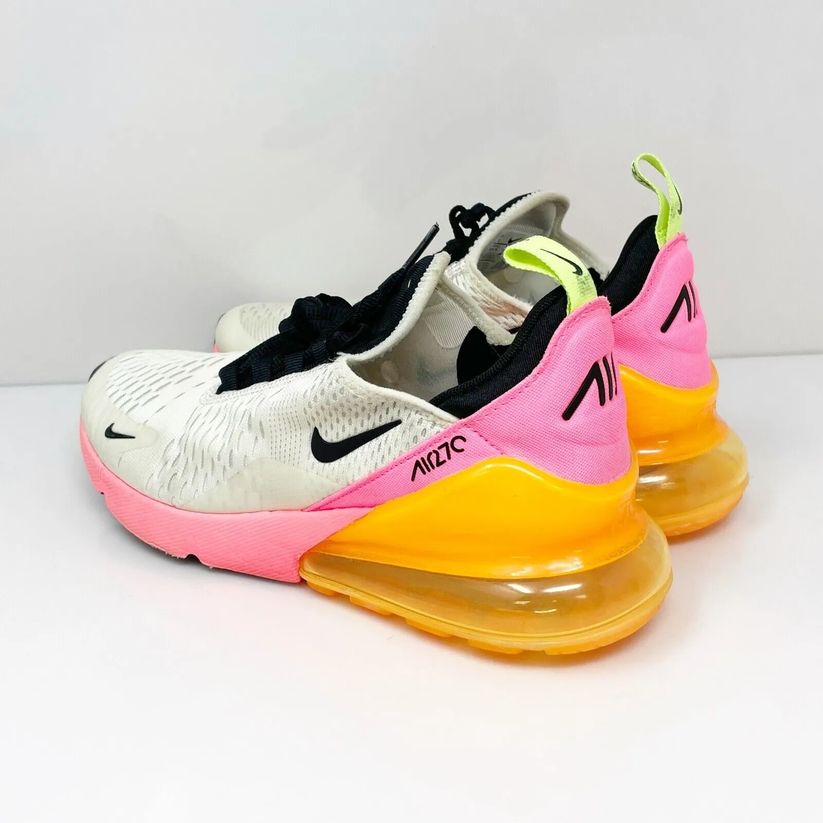 Nike Womens Air Max 270 DJ5997-100 White Running Shoes Sneakers Size 8