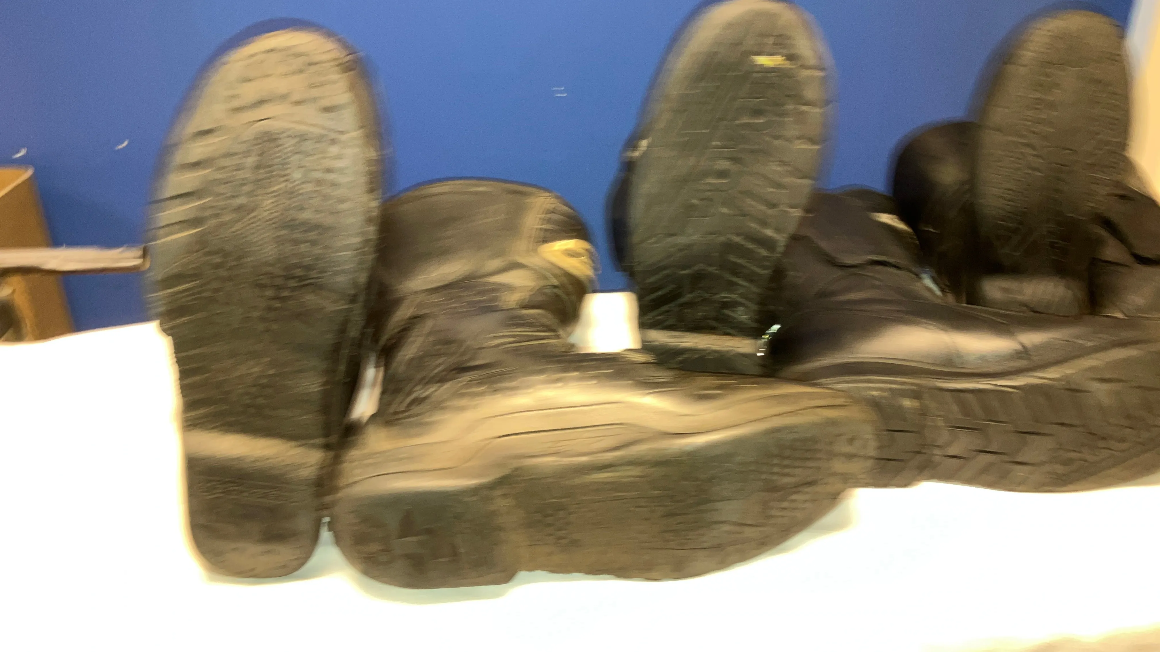 Odd pairs of Motorcycle Boots - well used - DISTRESSED