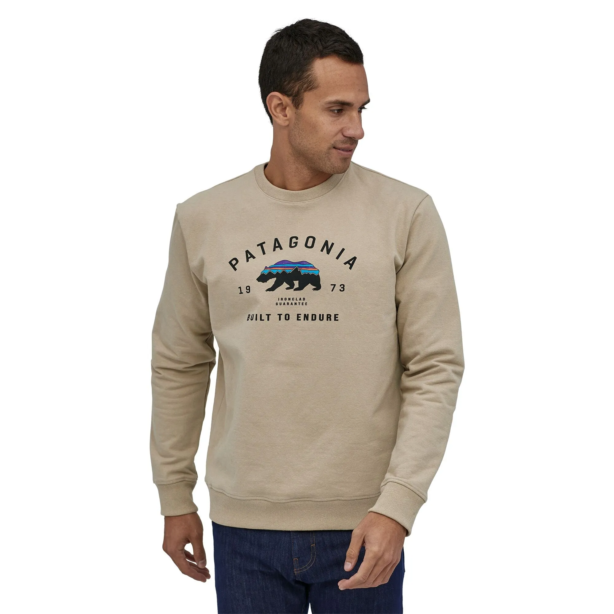 Patagonia Men's Arched Fitz Roy Bear Uprisal Crew Sweatshirt