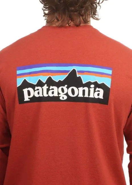 Patagonia Men's Long-Sleeved P-6 Logo Responsibili-Tee - Long Sleeved Tee