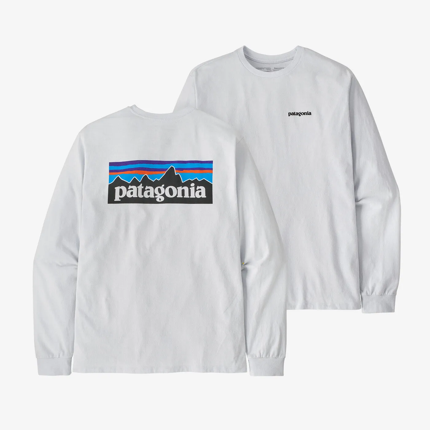 Patagonia Men's Long-Sleeved P-6 Logo Responsibili-Tee - Long Sleeved Tee