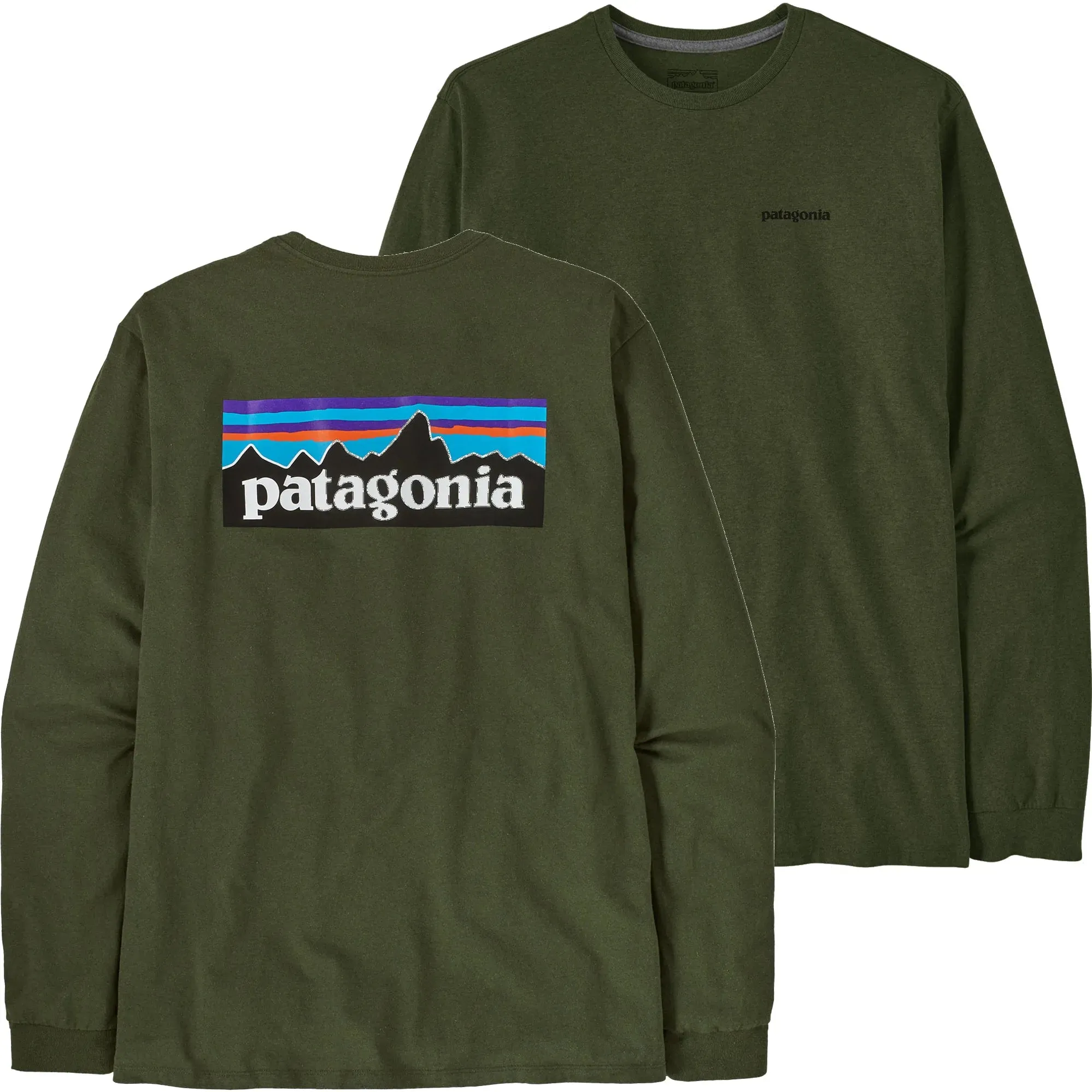 Patagonia Men's Long-Sleeved P-6 Logo Responsibili-Tee - Long Sleeved Tee