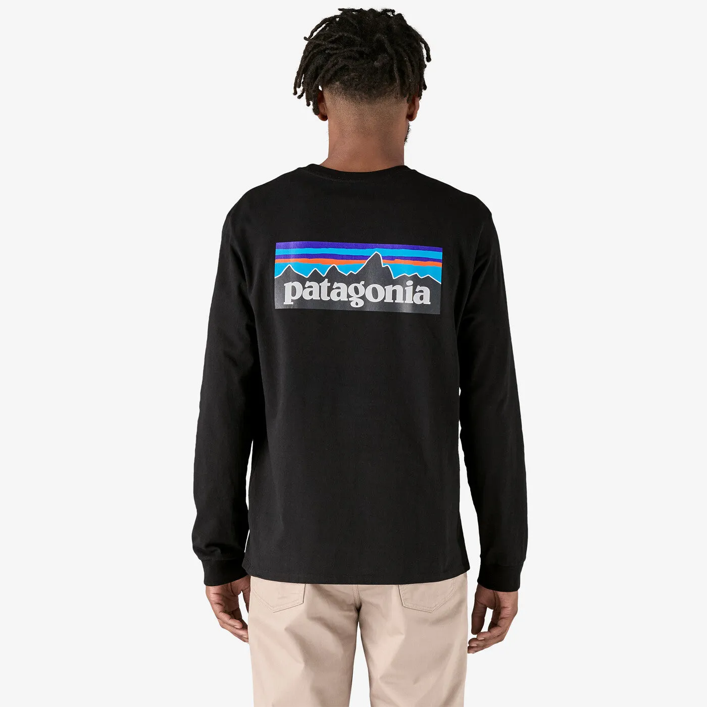 Patagonia Men's Long-Sleeved P-6 Logo Responsibili-Tee - Long Sleeved Tee