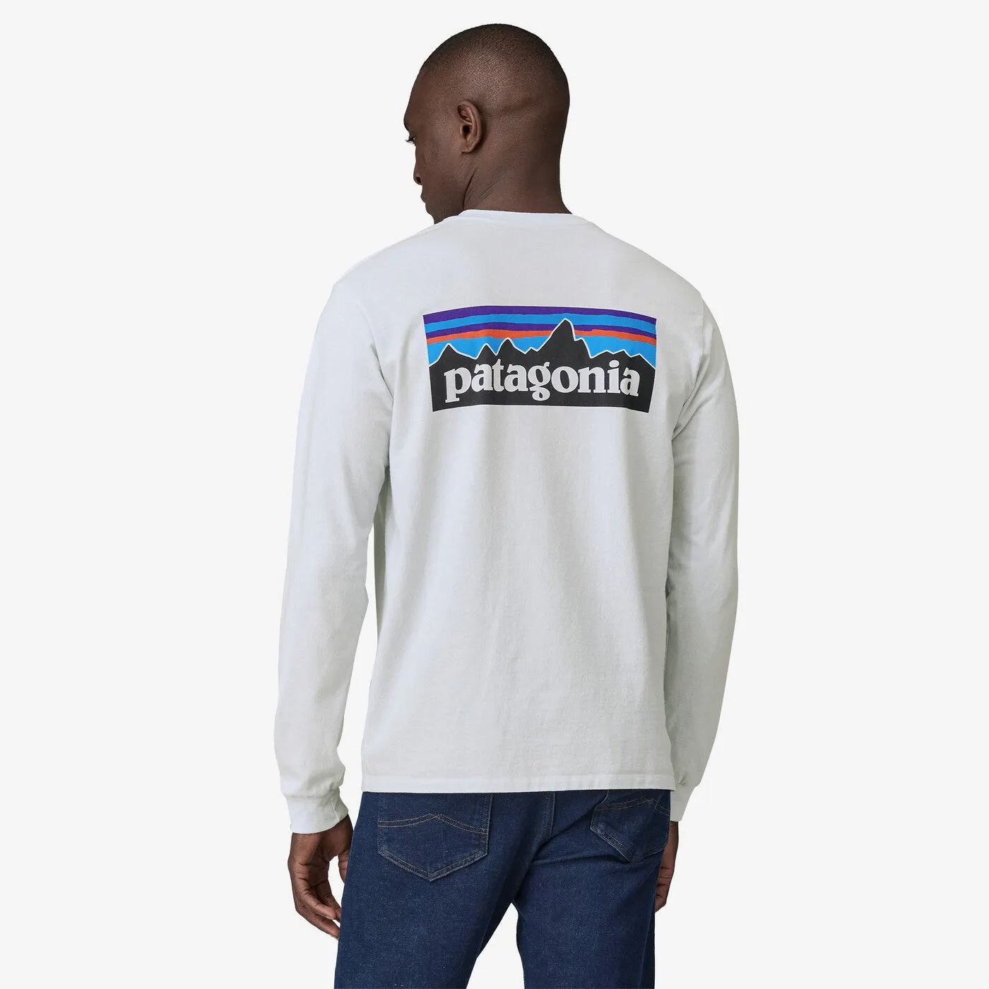 Patagonia Men's Long-Sleeved P-6 Logo Responsibili-Tee - Long Sleeved Tee