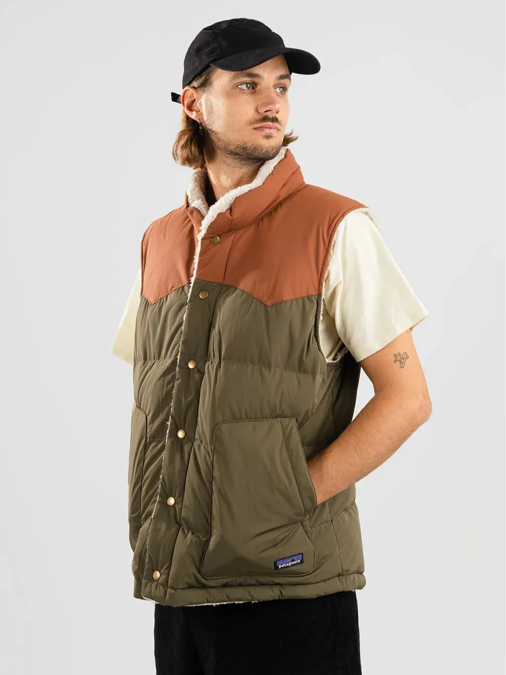 Patagonia Reversible Bivy Down Vest - Retro Reversible Bivy Gilet from Patagonia