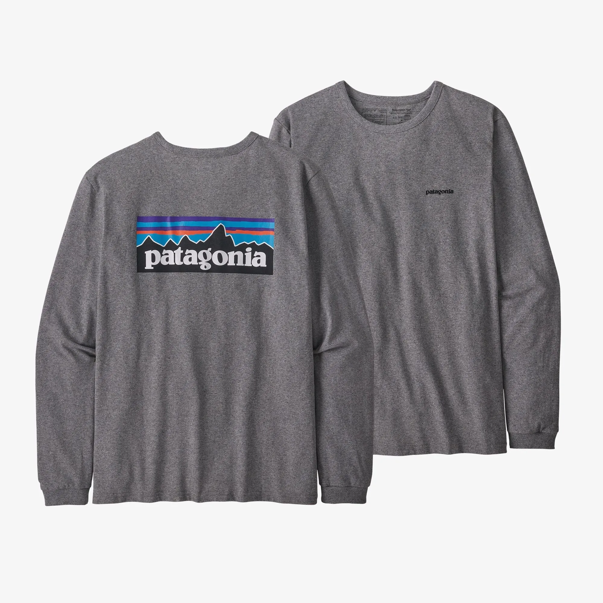 Patagonia Women's Long-Sleeved P-6 Logo Responsibili-Tee