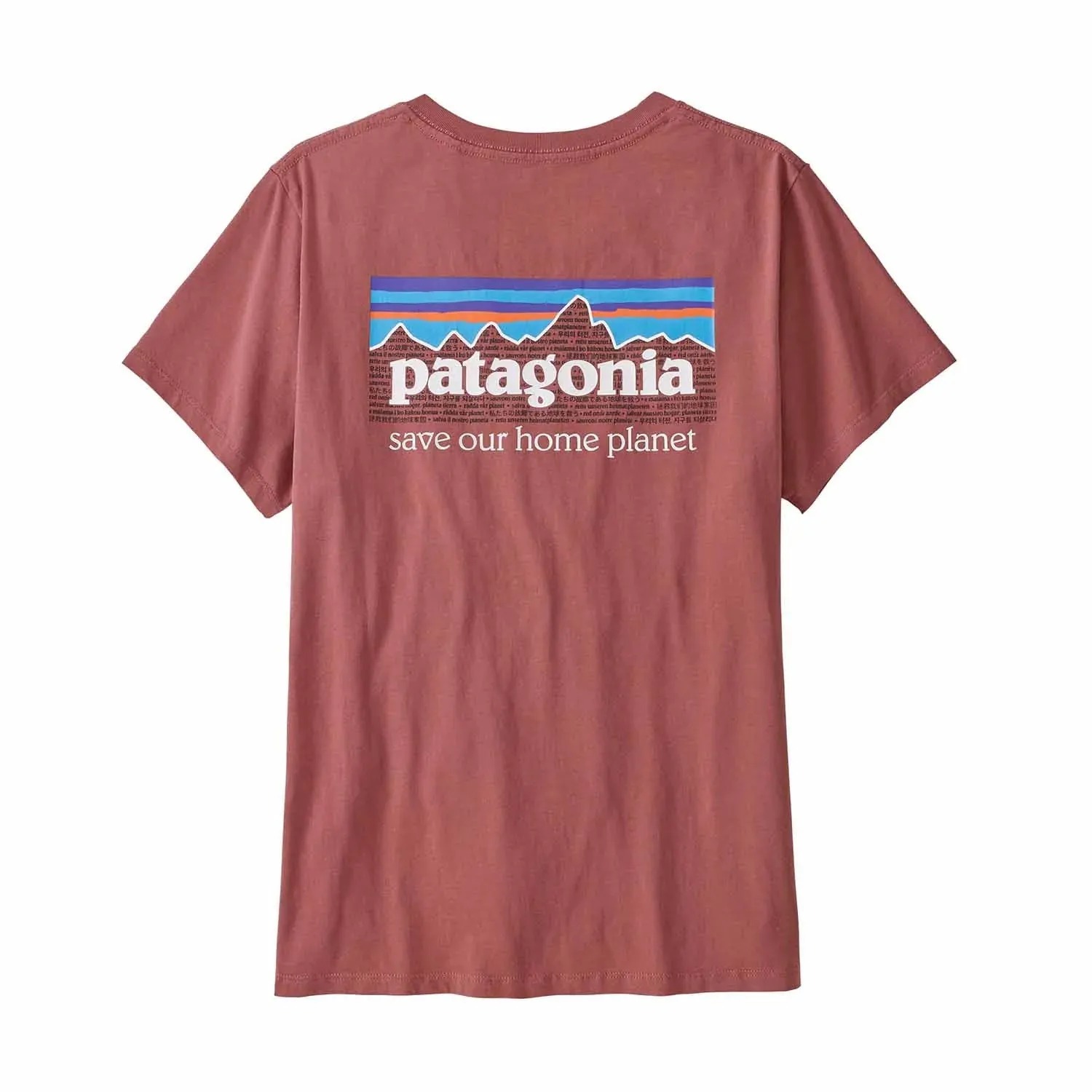 Patagonia Women's P-6 Mission Organic T-Shirt - Patagonia Logo Tee Shirt