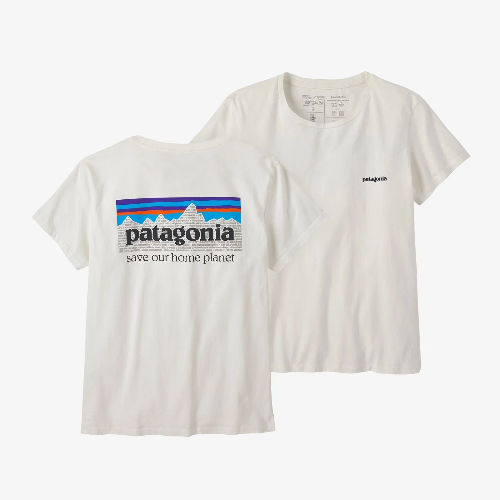 Patagonia Women's P-6 Mission Organic T-Shirt - Patagonia Logo Tee Shirt