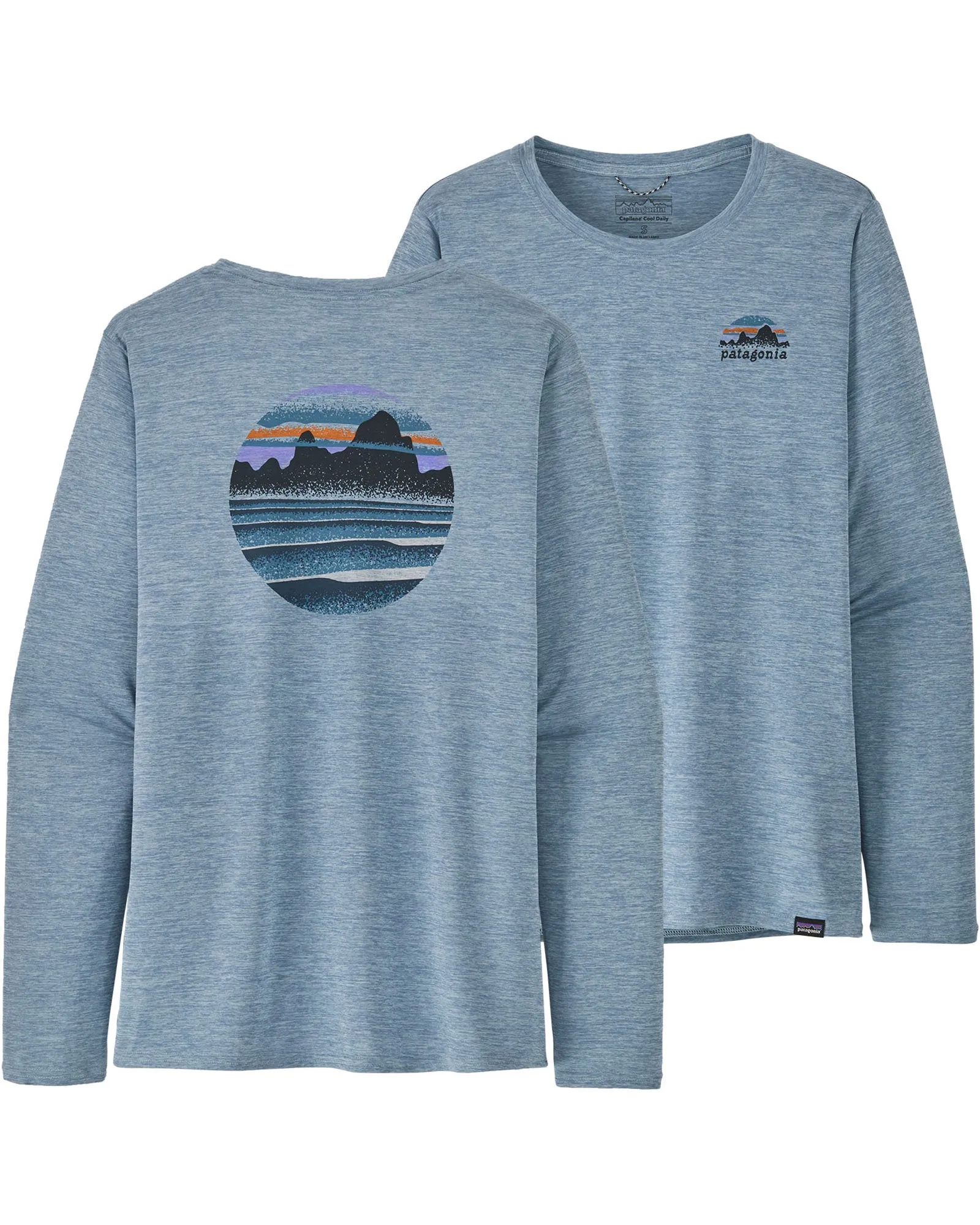 Patagonia W'S L/S Cap Cool Daily Graphic Shirt - Women's Cooling Long Sleeve Tee Shirt