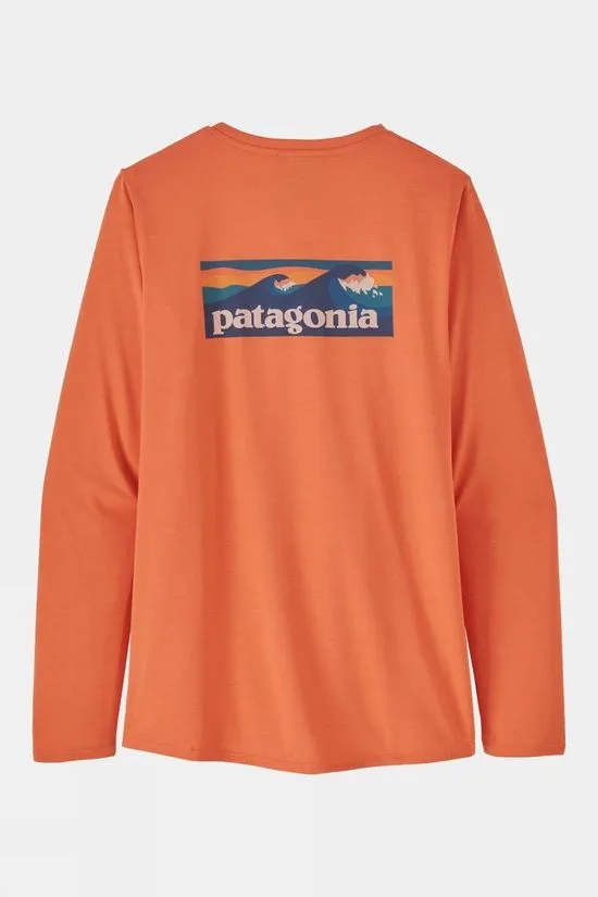 Patagonia W'S L/S Cap Cool Daily Graphic Shirt - Women's Cooling Long Sleeve Tee Shirt