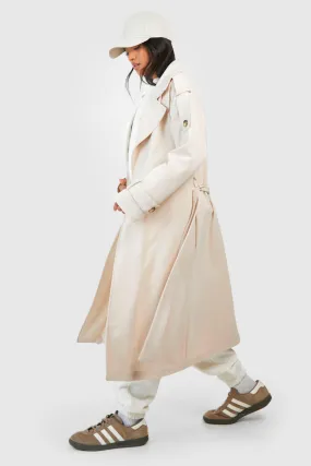 Petite Oversized Maxi Trench Coat