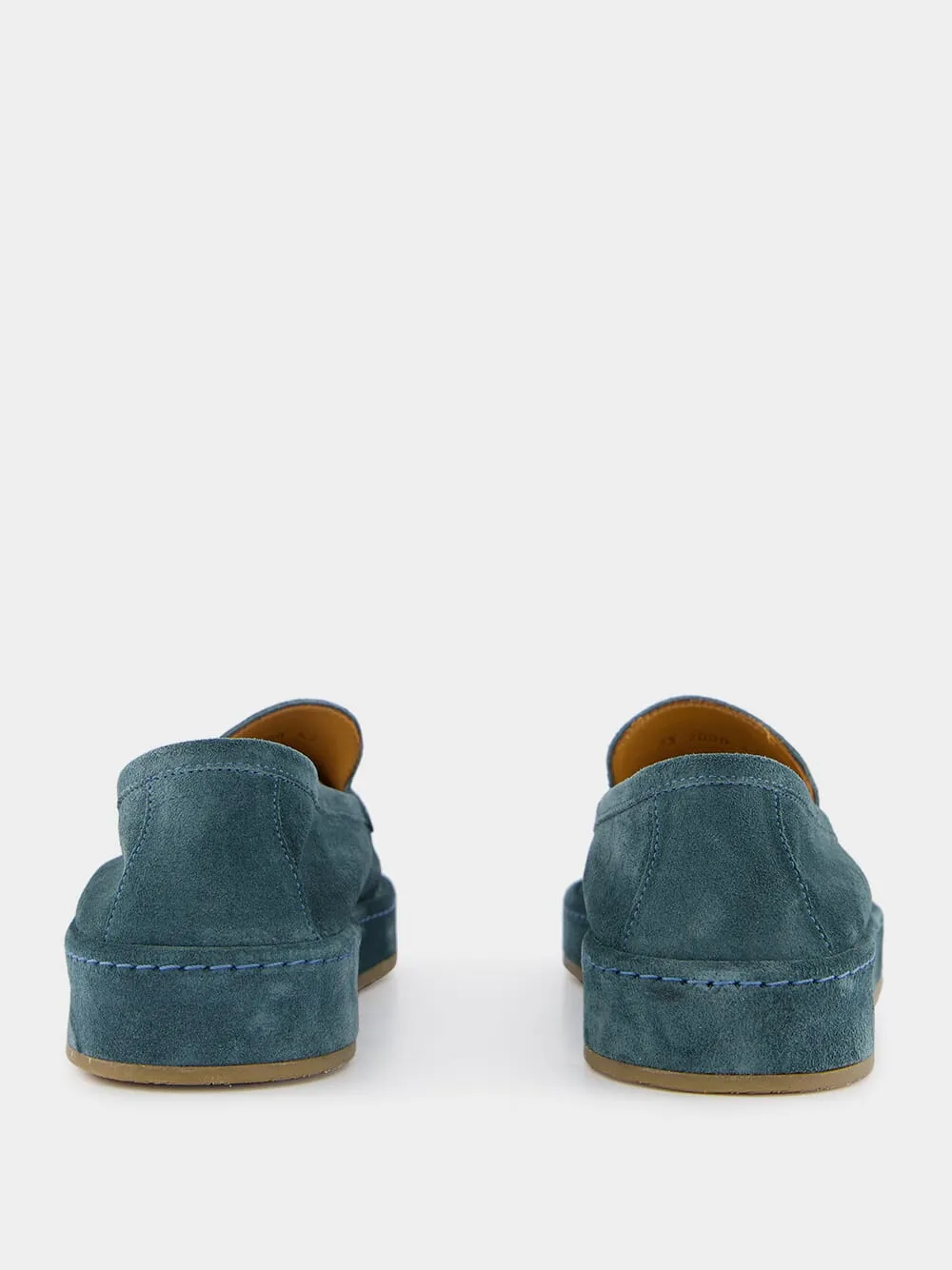 Petrol Blue Voyager Loafers