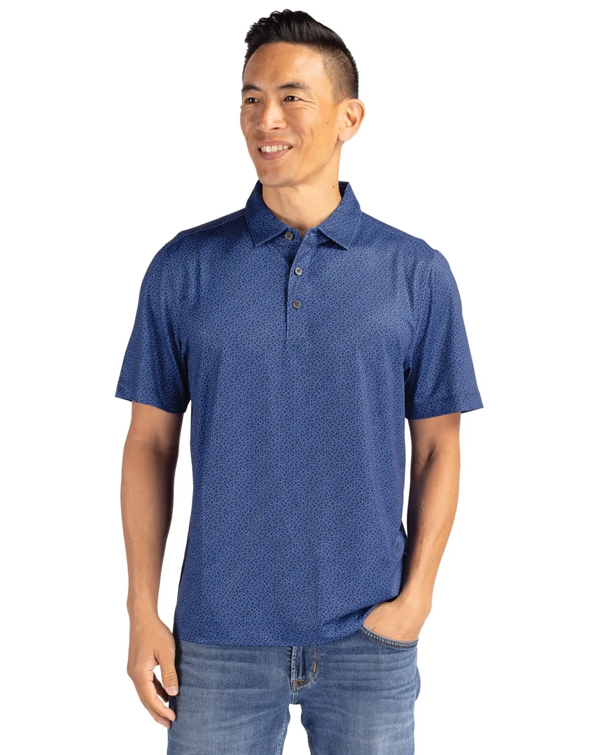 Pike Eco Pebble Print Polo