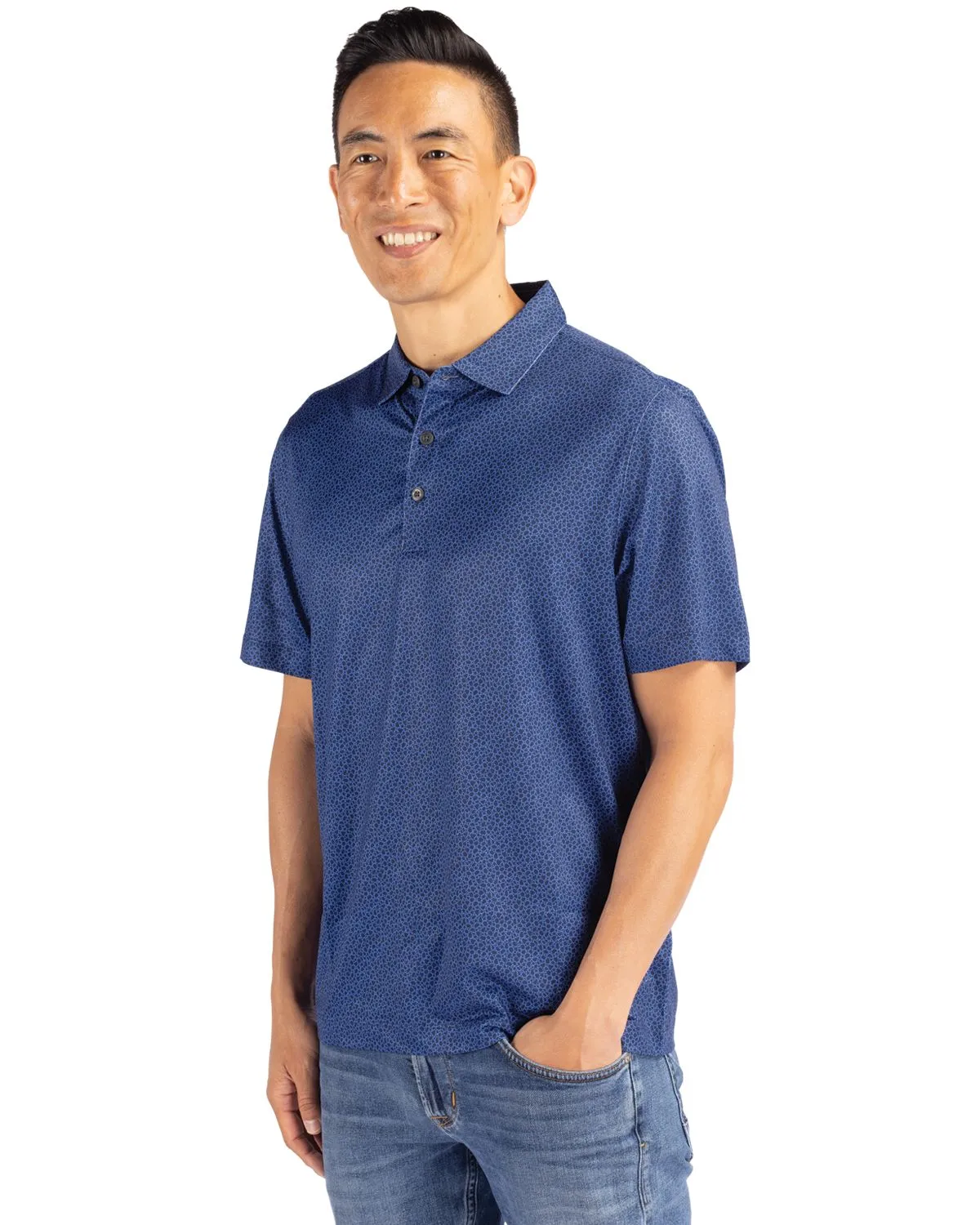 Pike Eco Pebble Print Polo