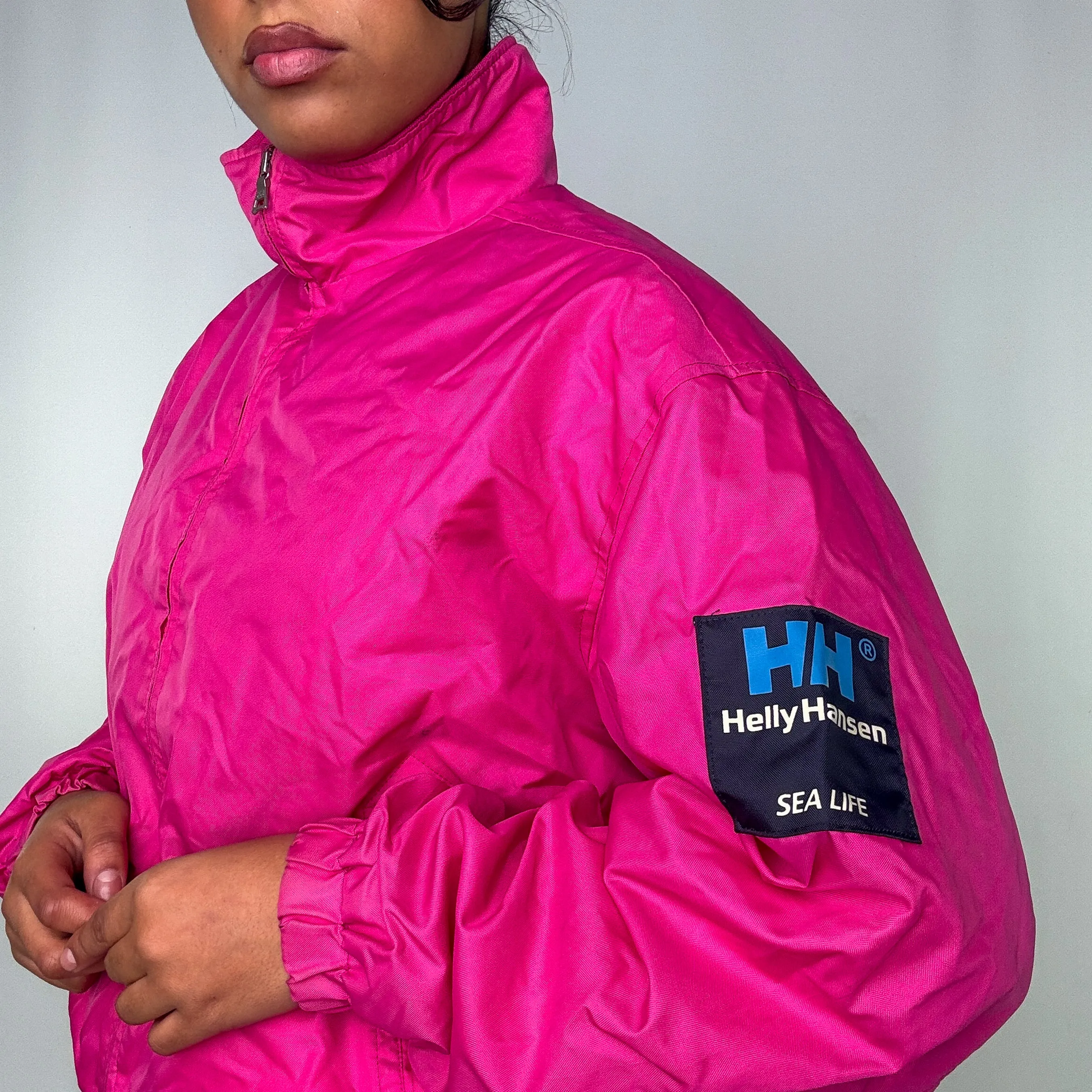 Pink y2ks Helly Hansen Track Jacket (M)