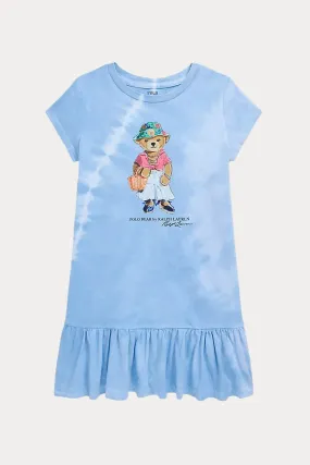 Polo Ralph Lauren Kids 2-4 Ya Kz ocuk Polo Bear Elbise