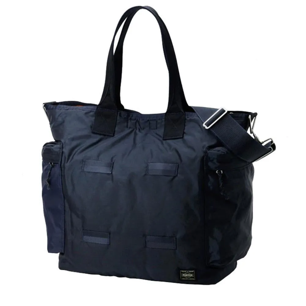 porter-yoshida & co. force series 2way tote bag (navy)