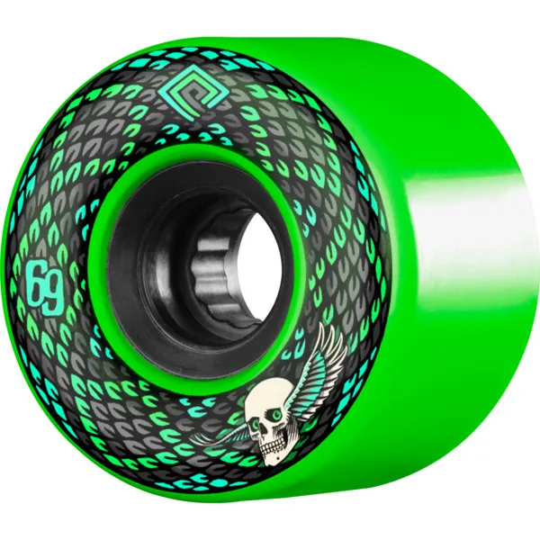 POWELL PERALTA WHEELS (JEU DE 4) SNAKES GREEN