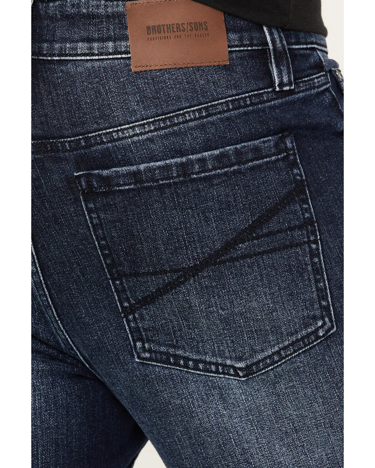 Product Name:  Brothers and Sons Men's Highline Trail Medium Dark Wash Stretch Slim Straight Jeans