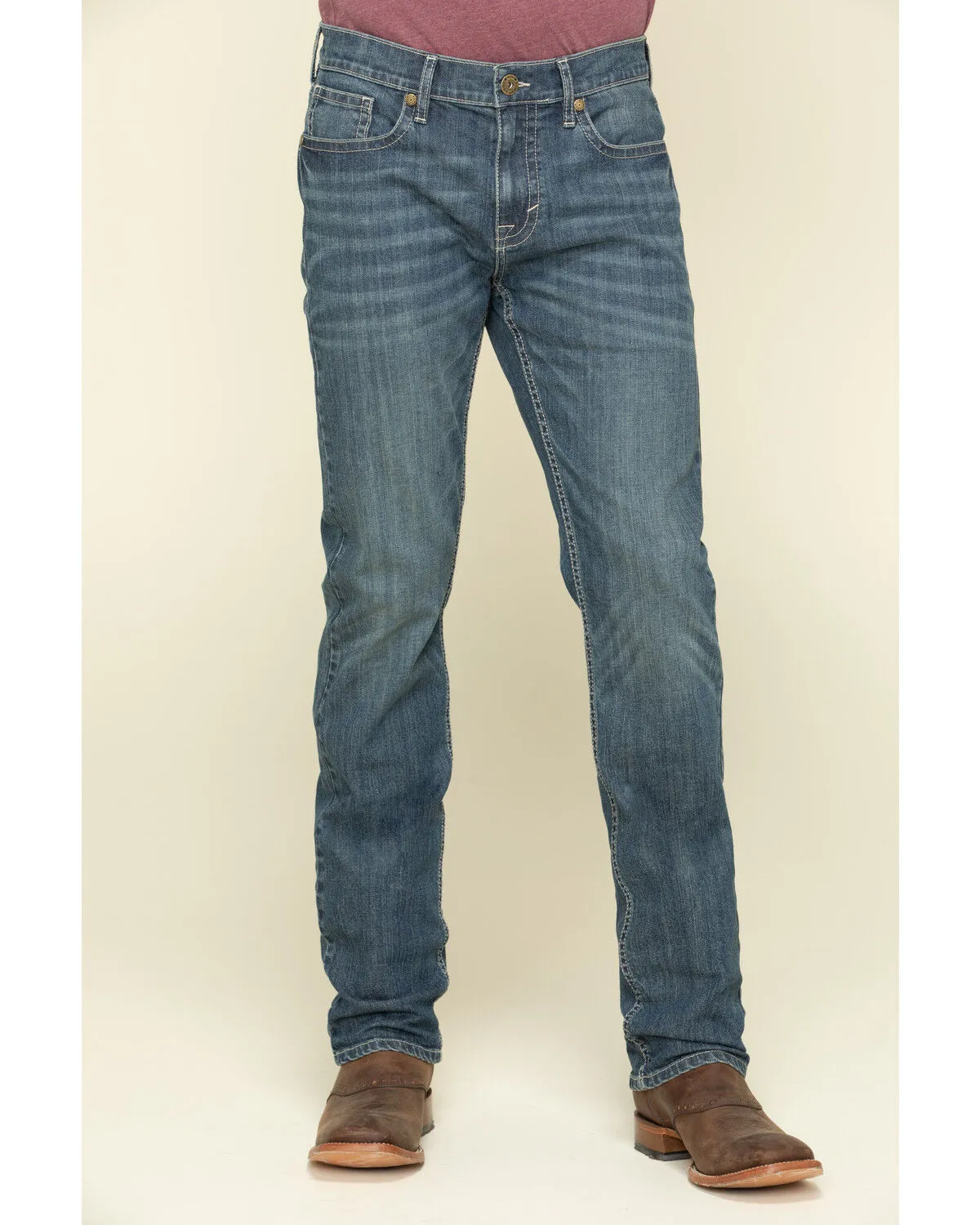 Product Name:  Cody James Men's Stone Cold Medium Wash Slim Straight Stretch Denim Jeans