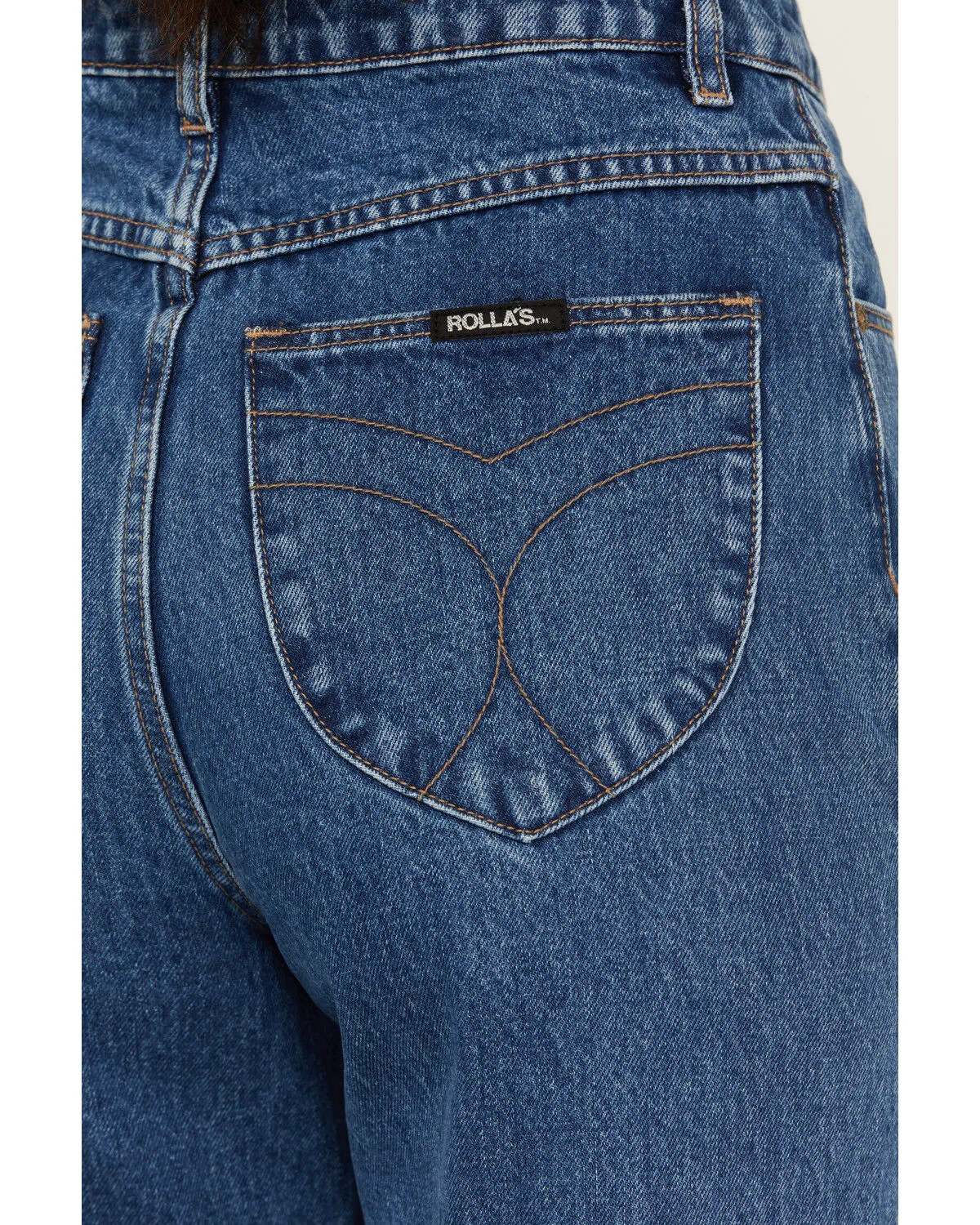 Product Name:  Rolla's Women's Medium Wash High Rise Wide Leg Sailor Jeans