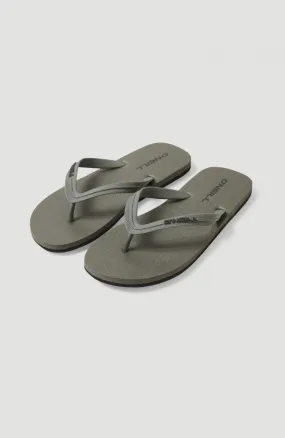 Profile Small Logo Sandals | Military Green