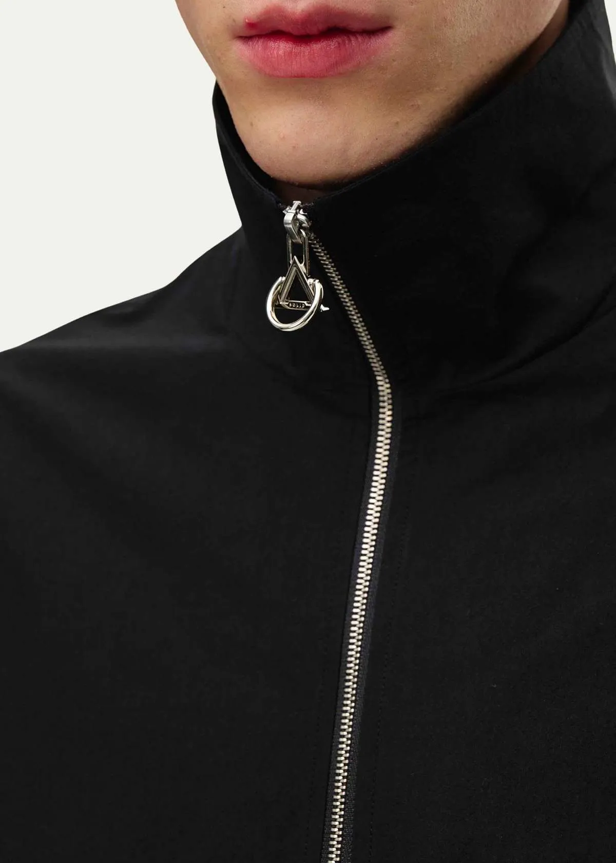 Quarter-Zip Polo - Black