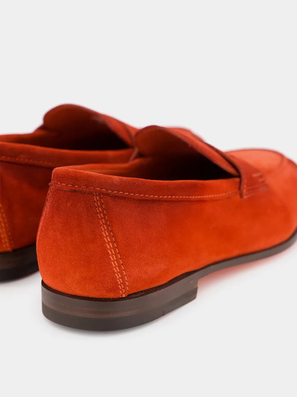 Red Suede Carlo Loafers