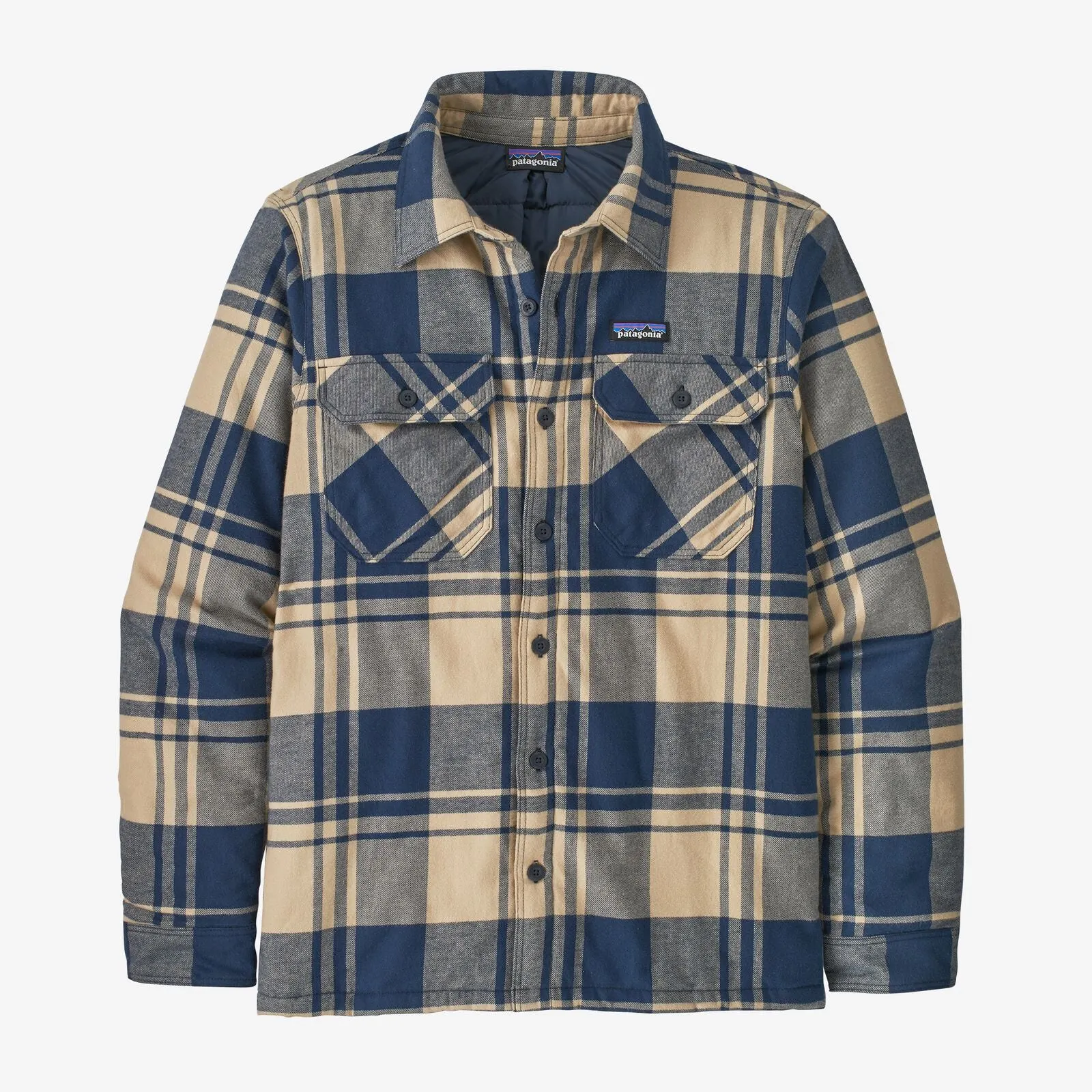 SALE! Patagonia Insulated Shirt Jacket - Men's Organic Cotton Midweight Fjord Flannel Shirt