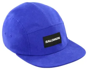 Salomon Five Panel Unisex Cap Blue