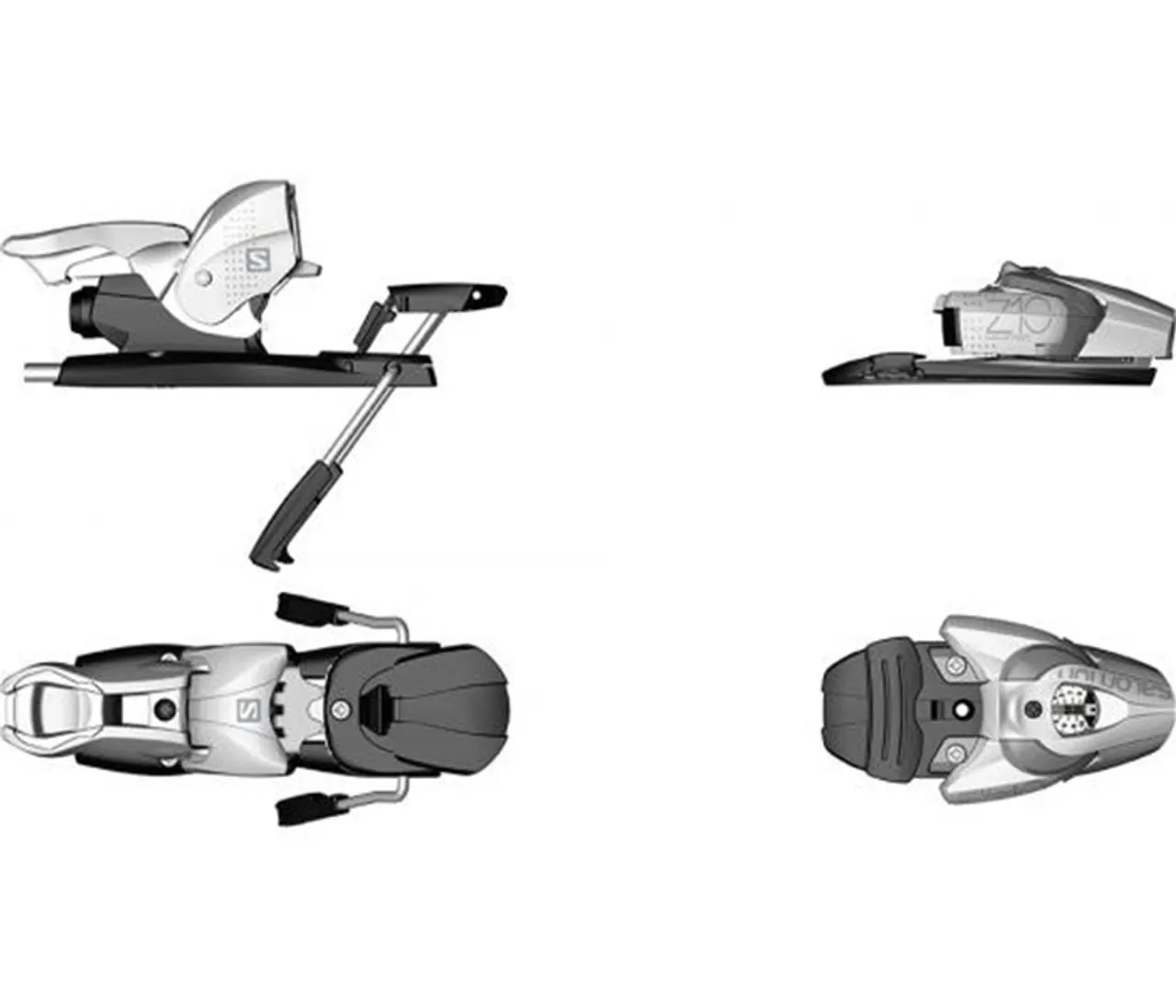 Salomon Z10 Ti Women's Ski Bindings 2016