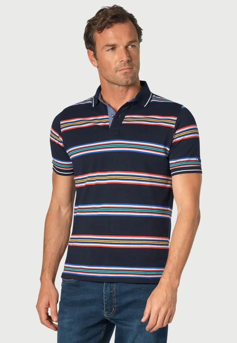 Sandham Cotton Pique Polo Shirt