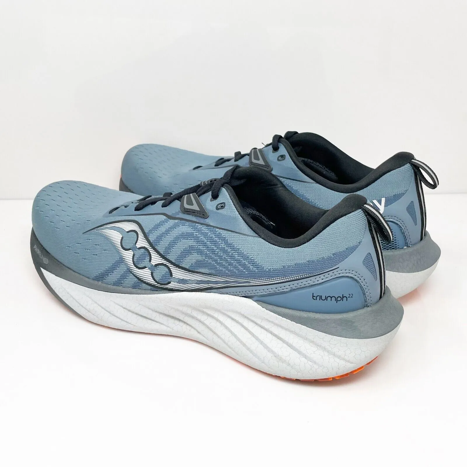 Saucony Mens Triumph 22 S20964-213 Blue Running Shoes Sneakers Size 13