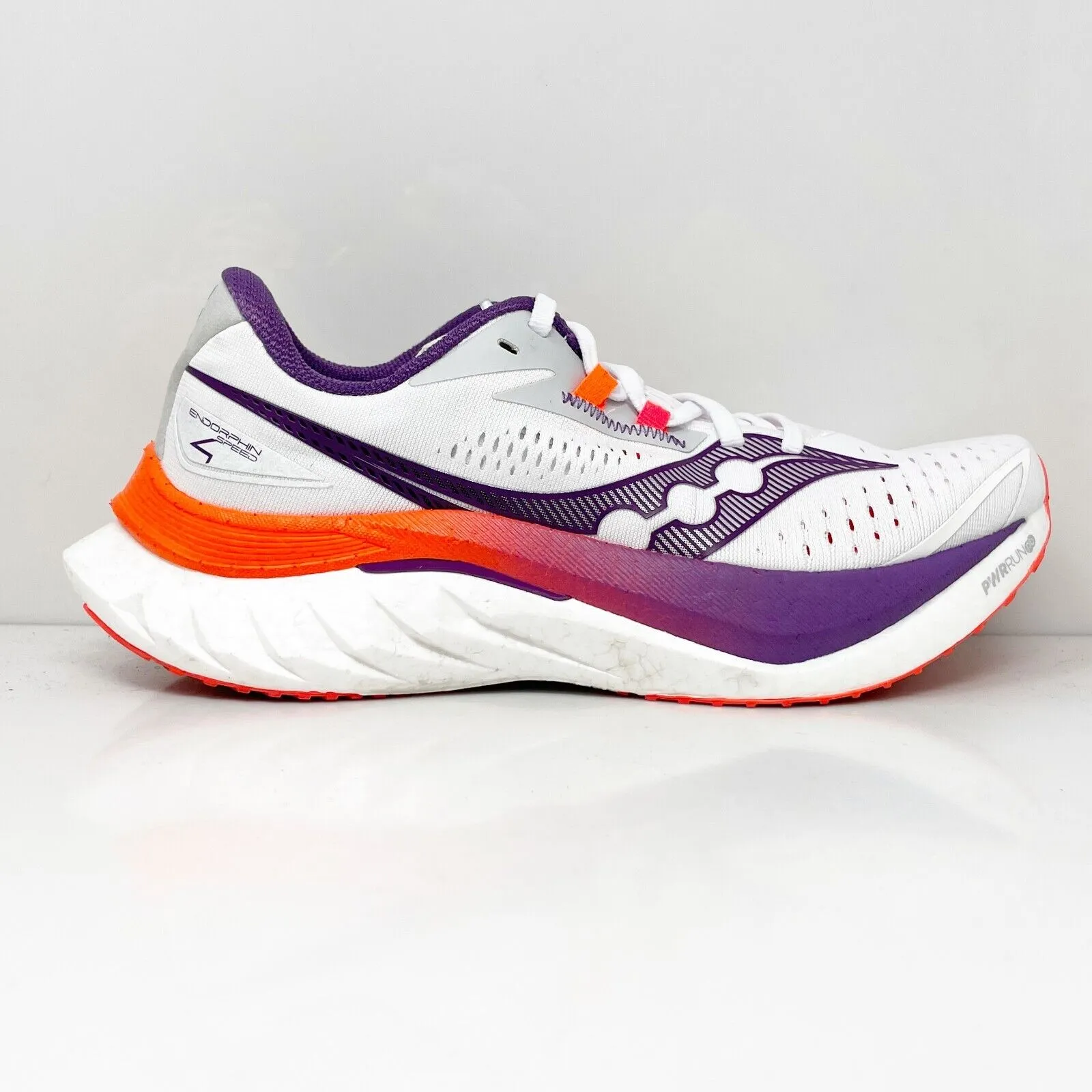 Saucony Womens Endorphin Speed 4 S10940-129 White Running Shoes Sneakers Sz 8.5