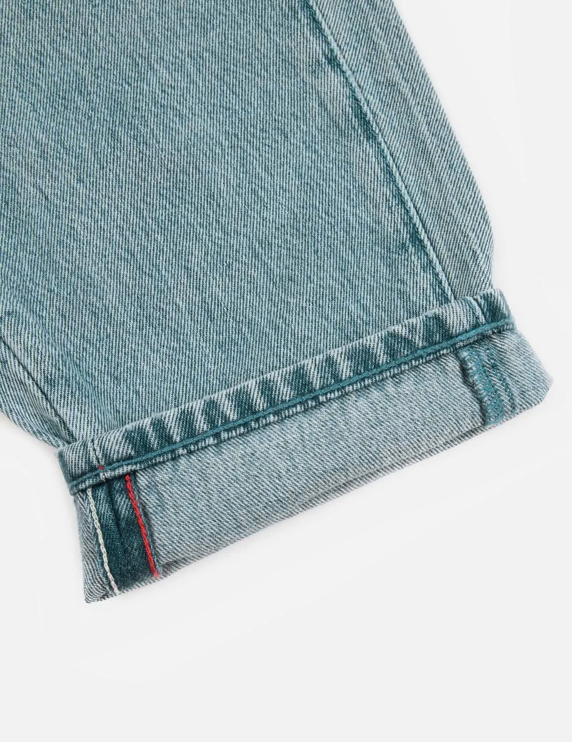 Seagull Print and Embroidery Taper-Fit Jeans