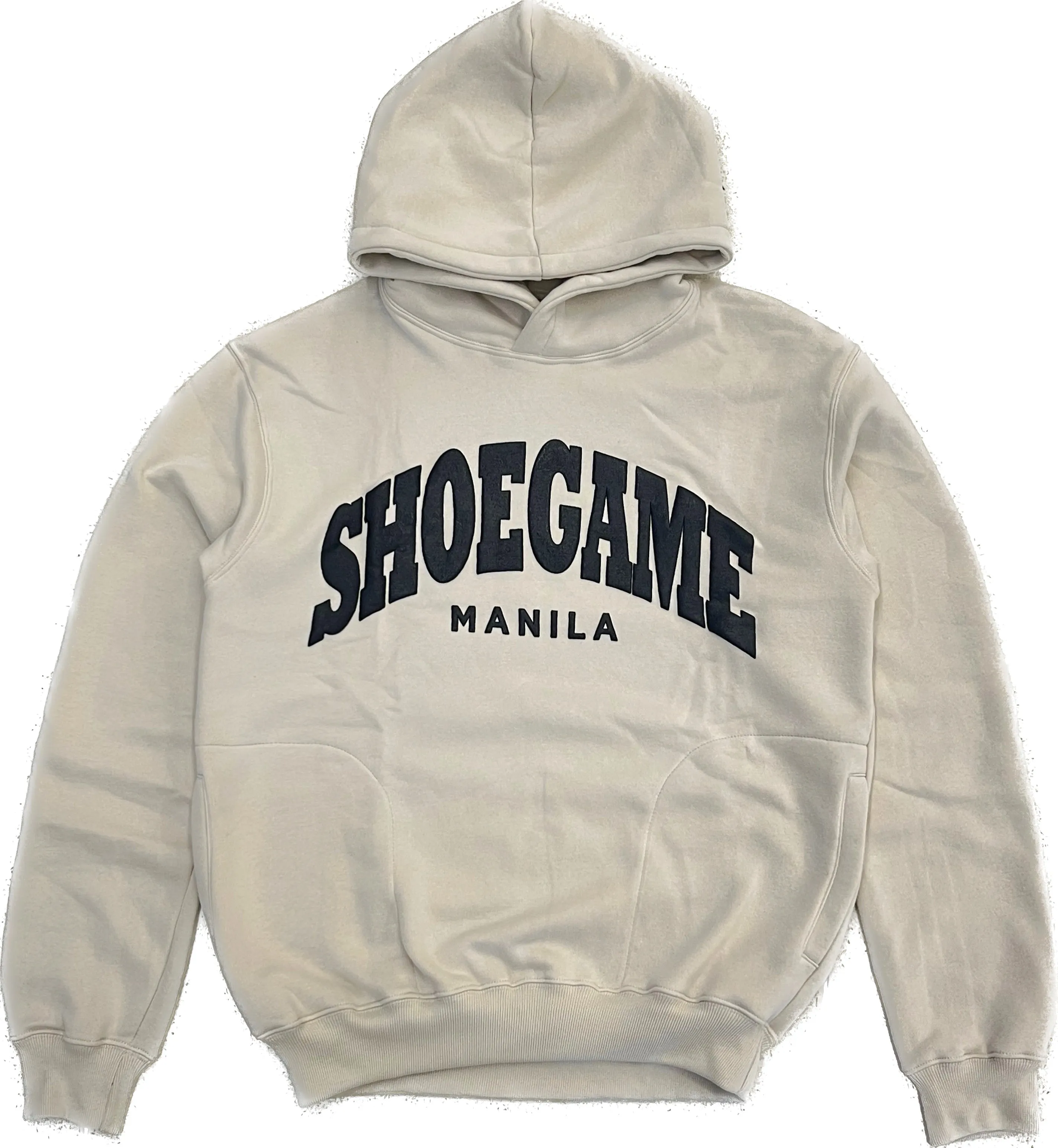 Shoegame Hoodie Arch Logo CREAM