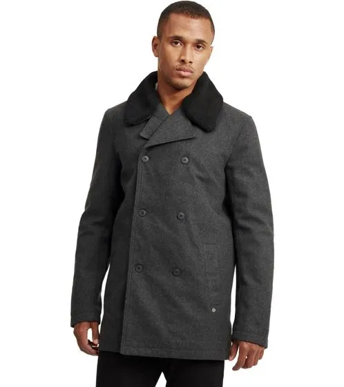 SOLID Cappotto Parka Invernale da Uomo in Lana Regular Fit Pinto 21300325ME