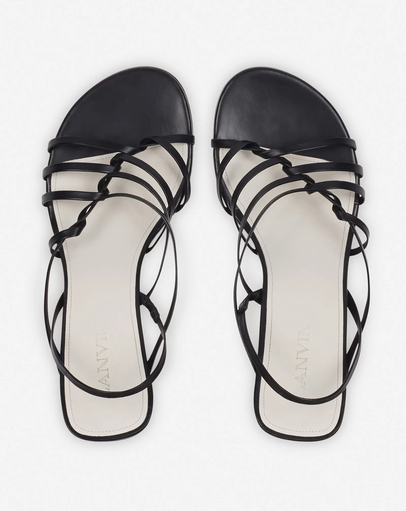 SQUENCE BY LANVIN LEATHER SANDALS