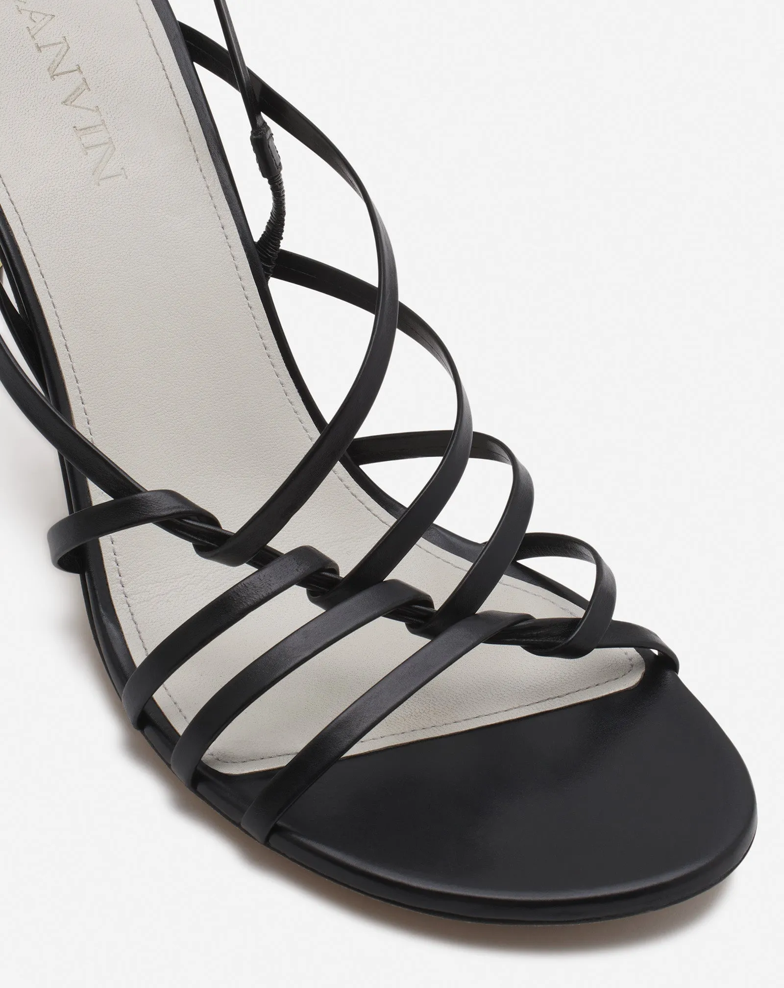 SQUENCE BY LANVIN LEATHER SANDALS