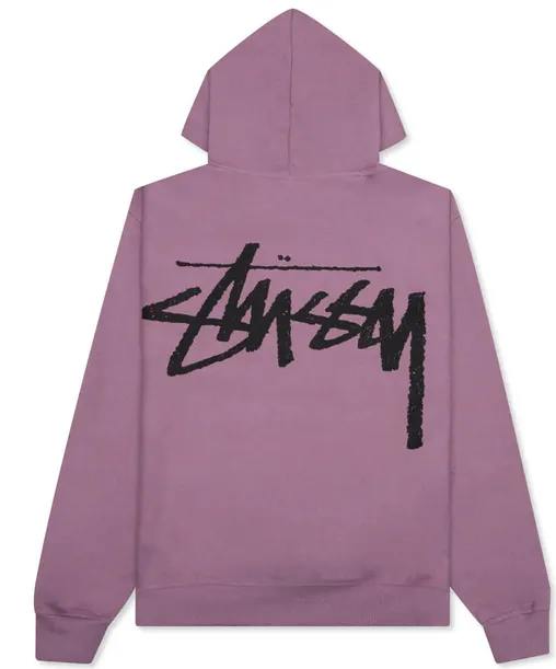 Stussy Big Stock Hoodie - Orchid