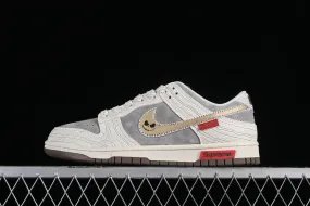 Supreme x Nike SB Dunk Low Grey Brown Red XD6188-024